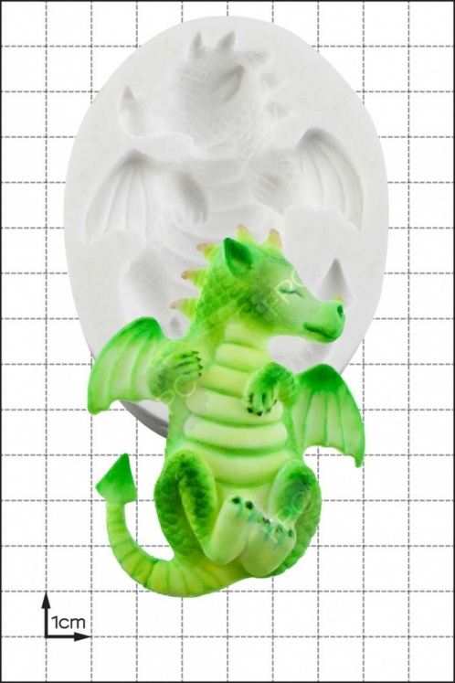 'Baby Dragon Asleep' Silicone Mould
